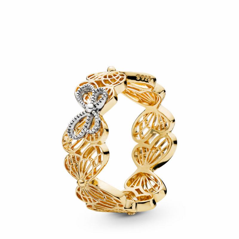 Anillos Apilables Pandora Shine™ Openwork Butterflies Argint (GHbRImPh)